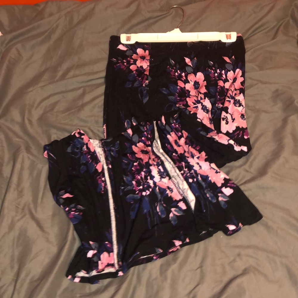 floral maxi skirt